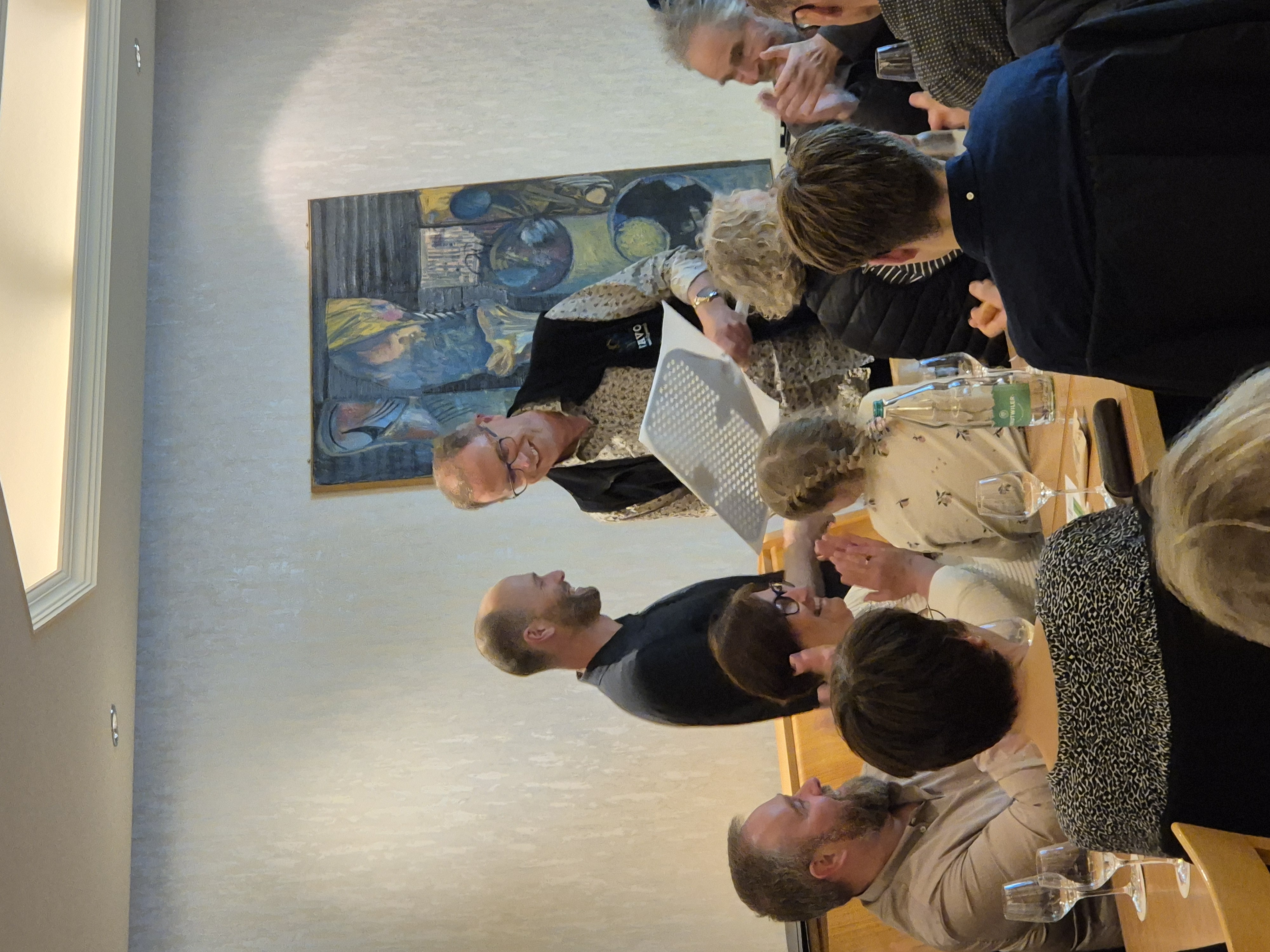 Pizzaschaufel als Dank.