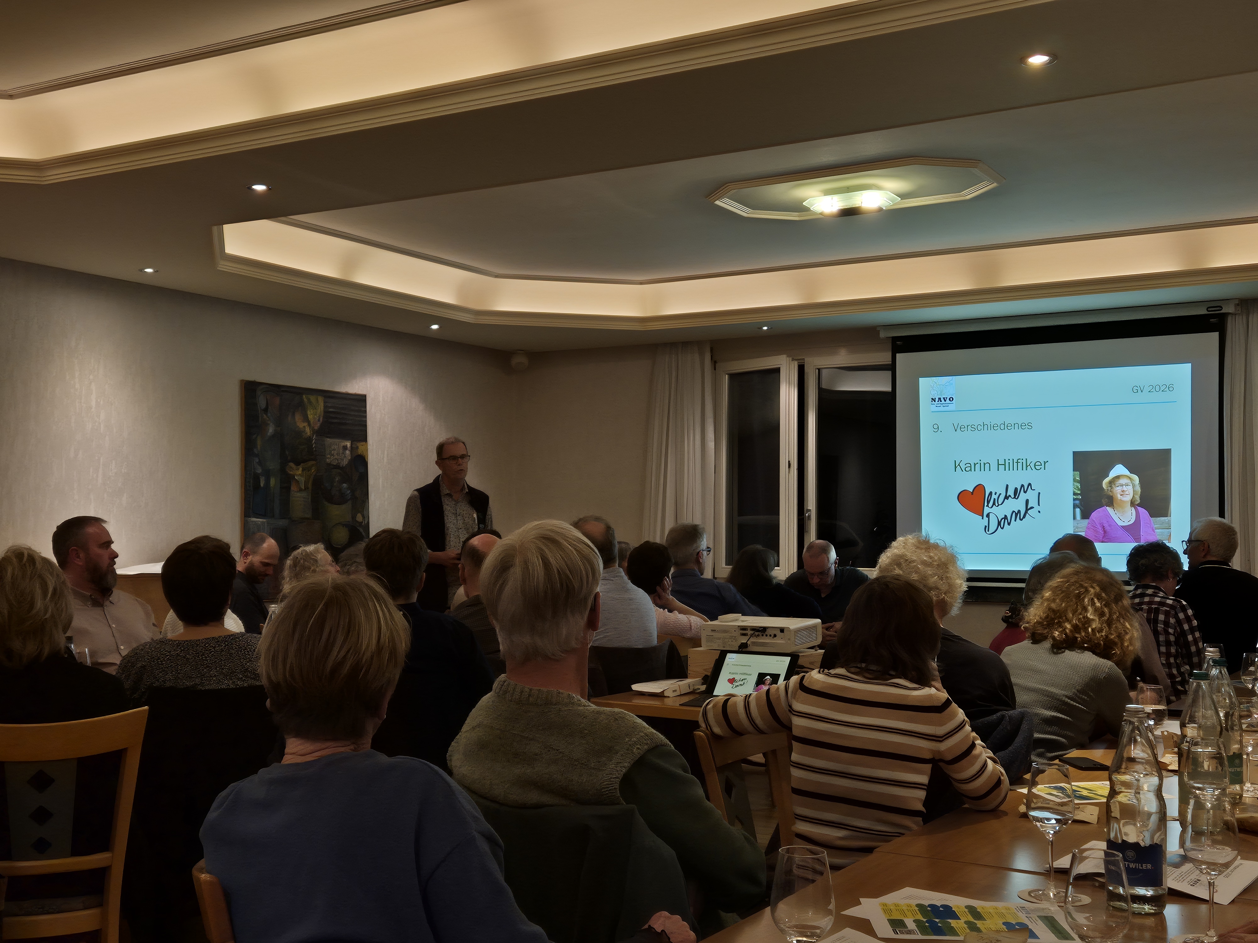 Verdankung Karin Hilfiker.